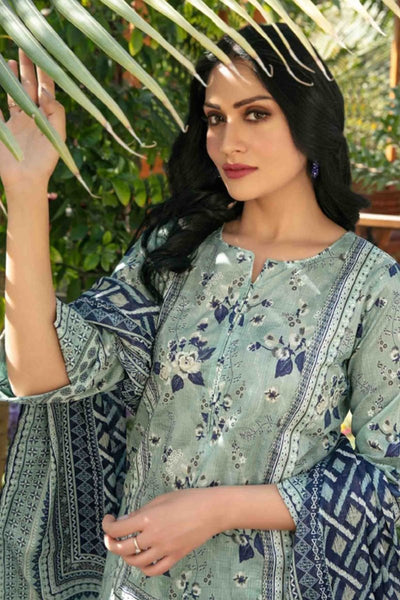 Tawakkal Fabrics 3 Piece Stitched Digital Printed Bana Dora lawn Suit - D-1416