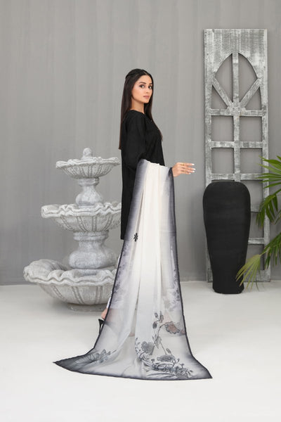 Tawakkal Fabrics 3 Piece Stitched Schiffli Embroidered Lawn Suit - D-2096