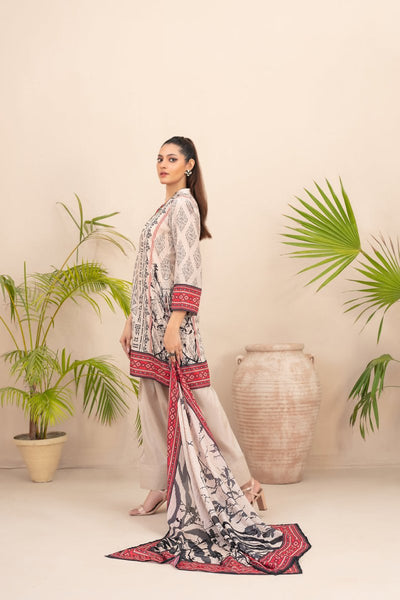 Tawakkal Fabrics 3 Piece Stitched Digital Printed Lawn Suit - D-2197