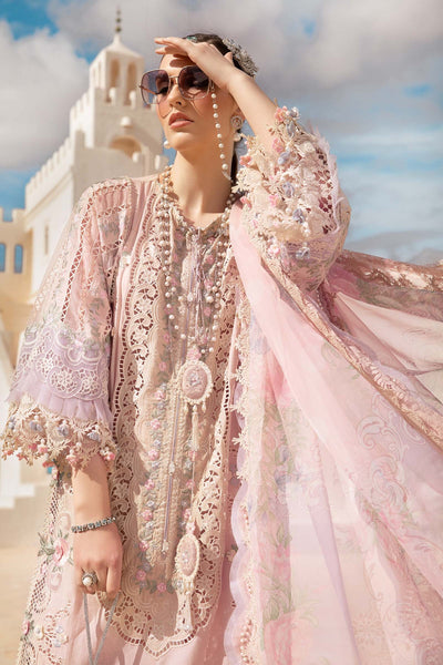 Maria. B 03 Piece Unstitched Printed Embroidered Lawn Suit - D-2406-A