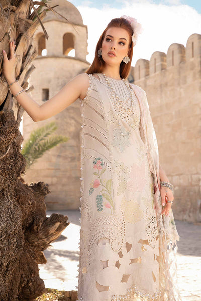 Maria. B 03 Piece Unstitched Printed Embroidered Lawn Suit - D-2407-A