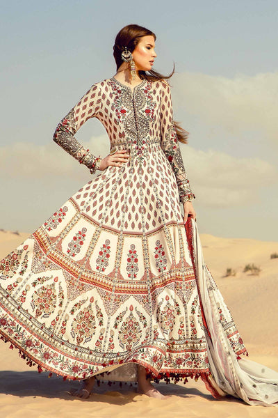 Maria. B 03 Piece Unstitched Printed Embroidered Lawn Suit - D-2413-A