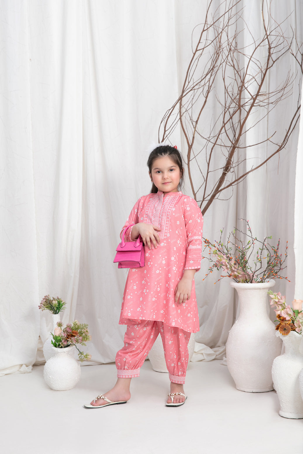 Tawakkal Fabrics 02 Piece Kid's Collection Digital Printed Swiss Suit - D-2571