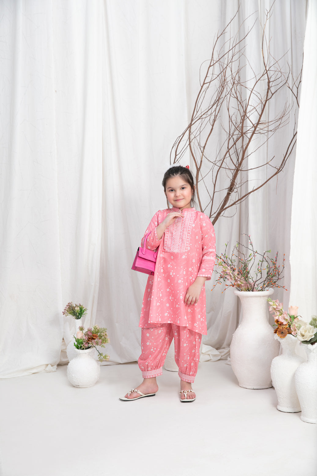 Tawakkal Fabrics 02 Piece Kid's Collection Digital Printed Swiss Suit - D-2571