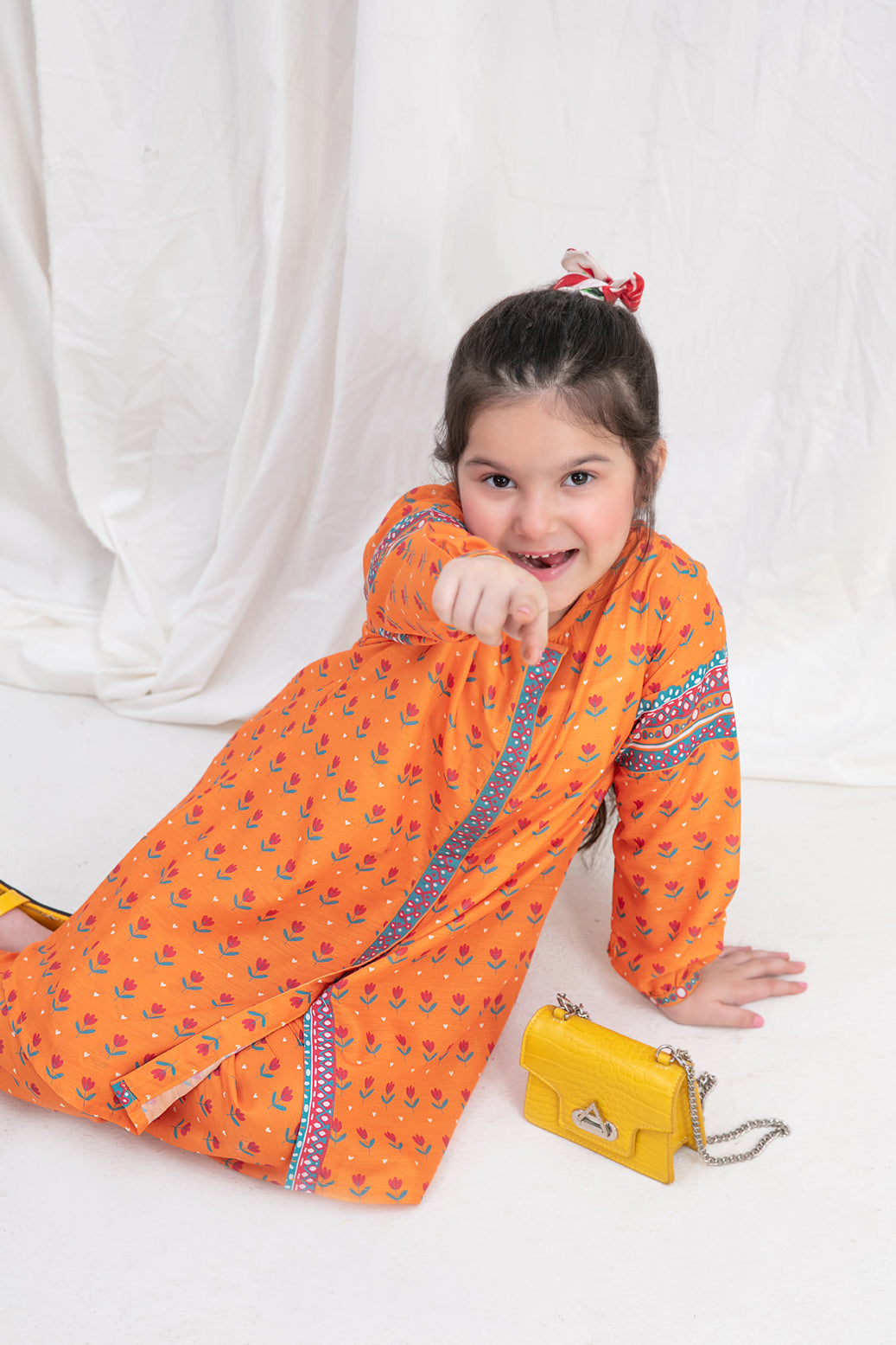 Tawakkal Fabrics 02 Piece Kid's Collection Digital Printed Swiss Suit - D-2574