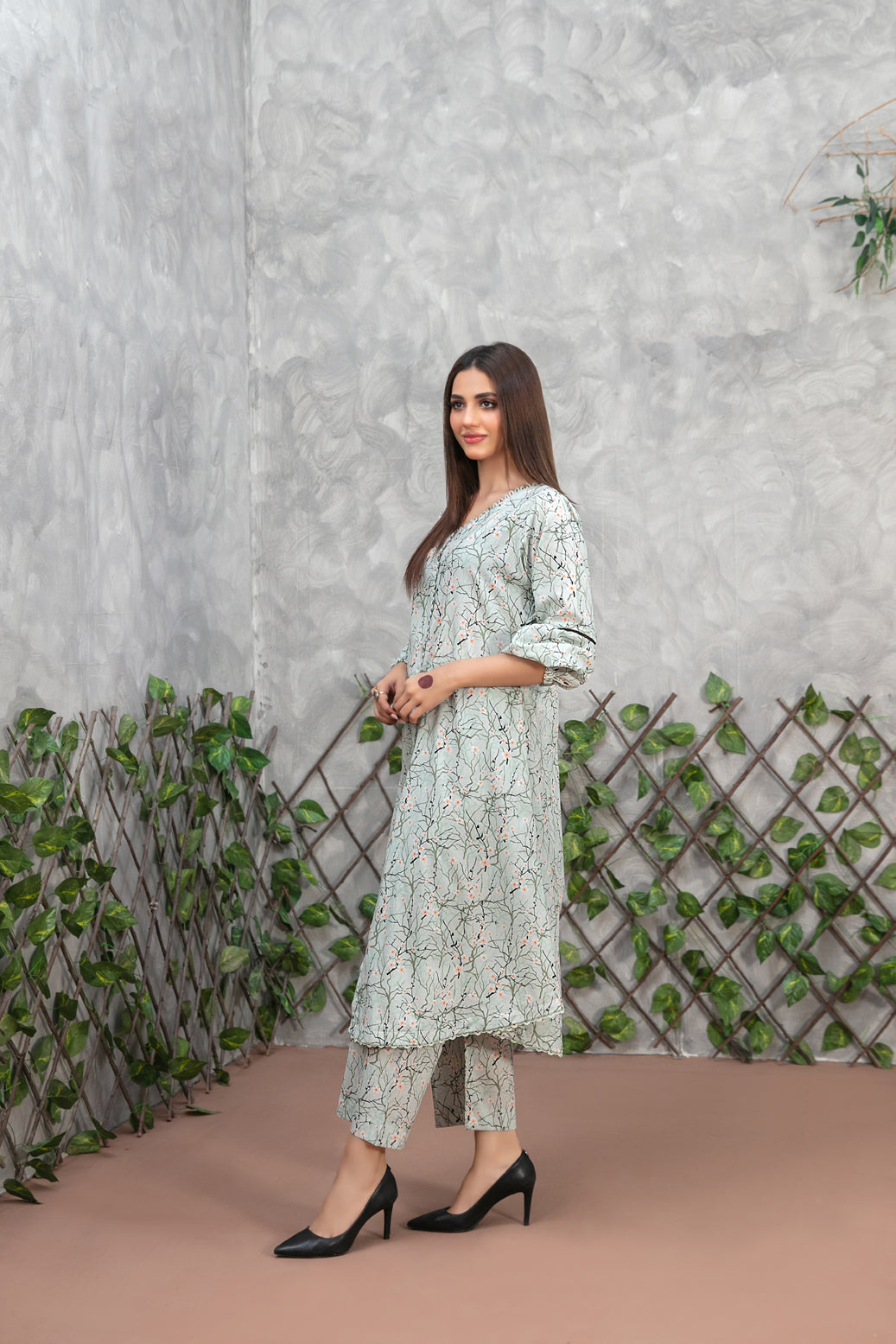 Tawakkal Fabrics 2 Piece Stitched Digital Printed Lawn Suit - D-3106