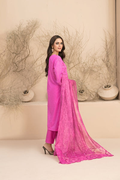 Tawakkal Fabrics 3 Piece Stitched Embroidered Digital Printed Lawn Suit - D-3190