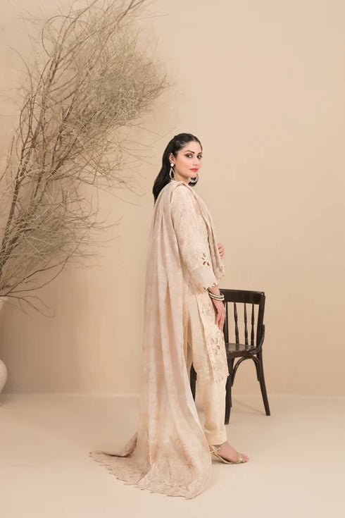 Tawakkal Fabrics 3 Piece Stitched Embroidered Digital Printed Lawn Suit - D-3191