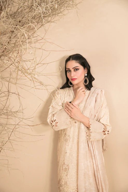 Tawakkal Fabrics 3 Piece Stitched Embroidered Digital Printed Lawn Suit - D-3191