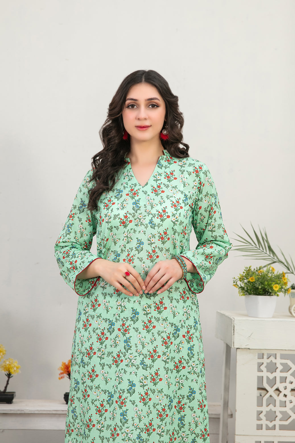 Tawakkal Fabrics 2 Piece Stitched Digital Printed Lawn Suit - D-3385