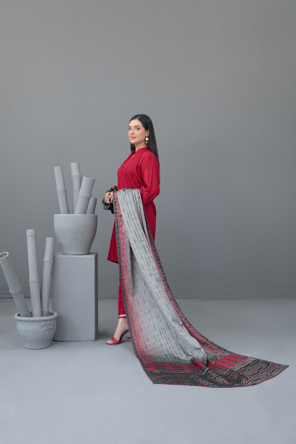 Tawakkal Fabrics 3 Piece Stitched Printed Staple Suit - D- 3774