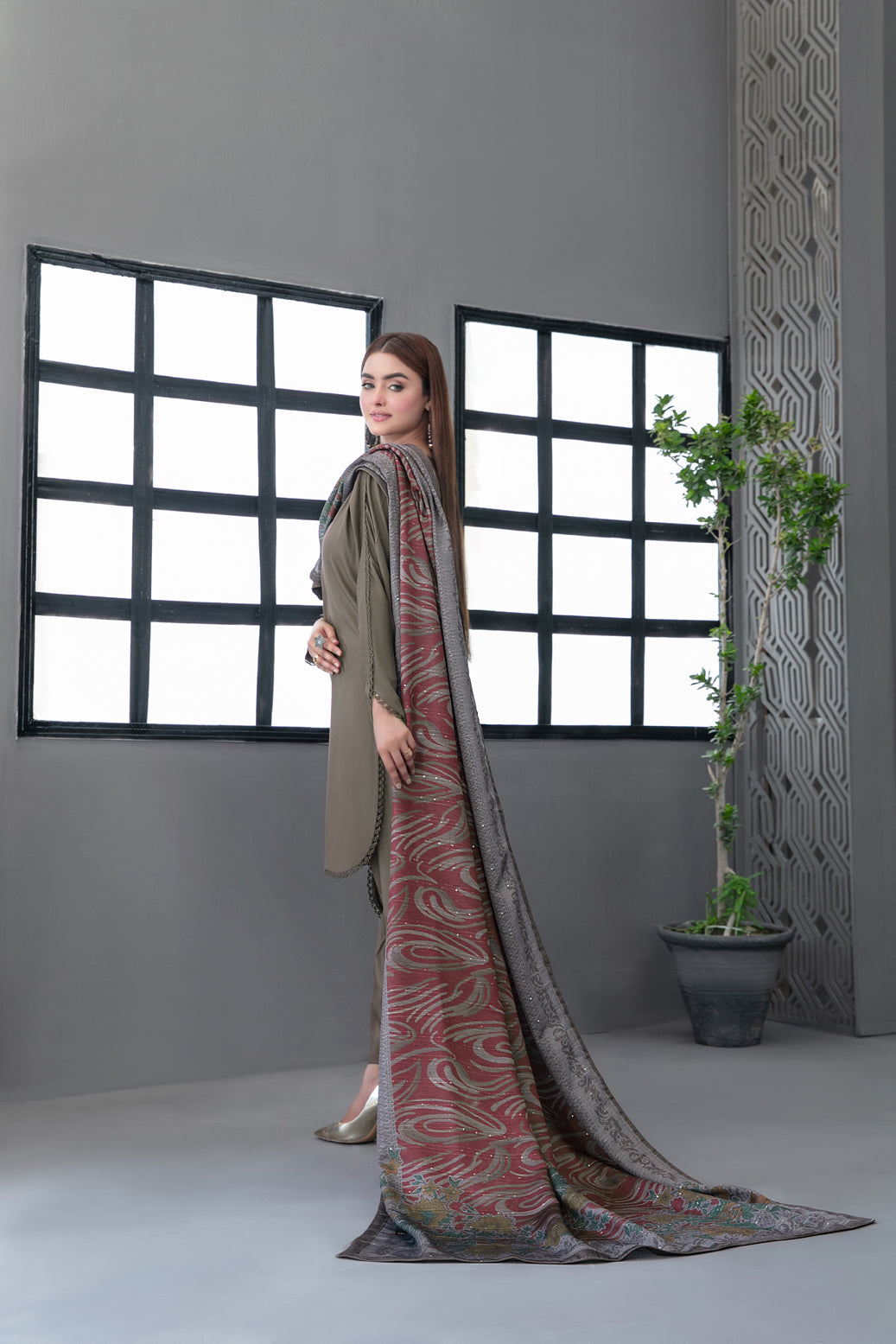 Tawakkal Fabrics 3 Piece Stitched Printed Staple Suit - D- 3775