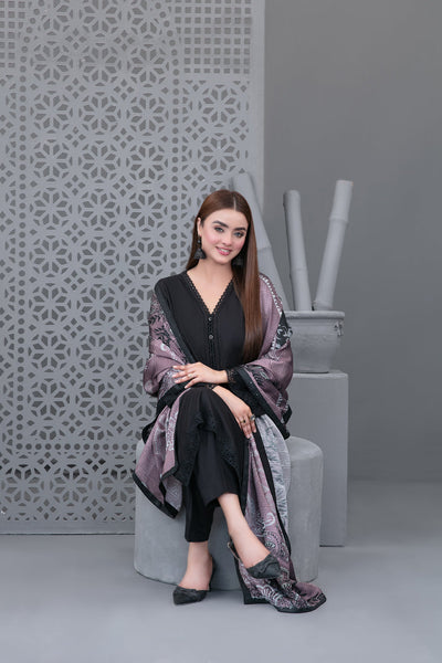 Tawakkal Fabrics 3 Piece Stitched Printed Staple Suit - D- 3778