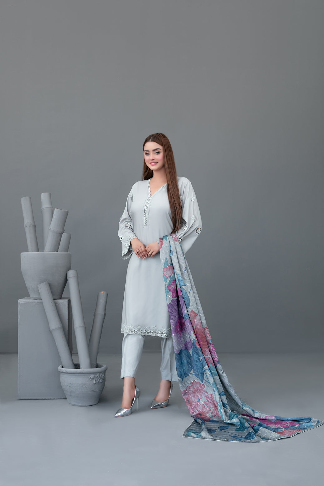 Tawakkal Fabrics 3 Piece Stitched Printed Staple Suit - D- 3779