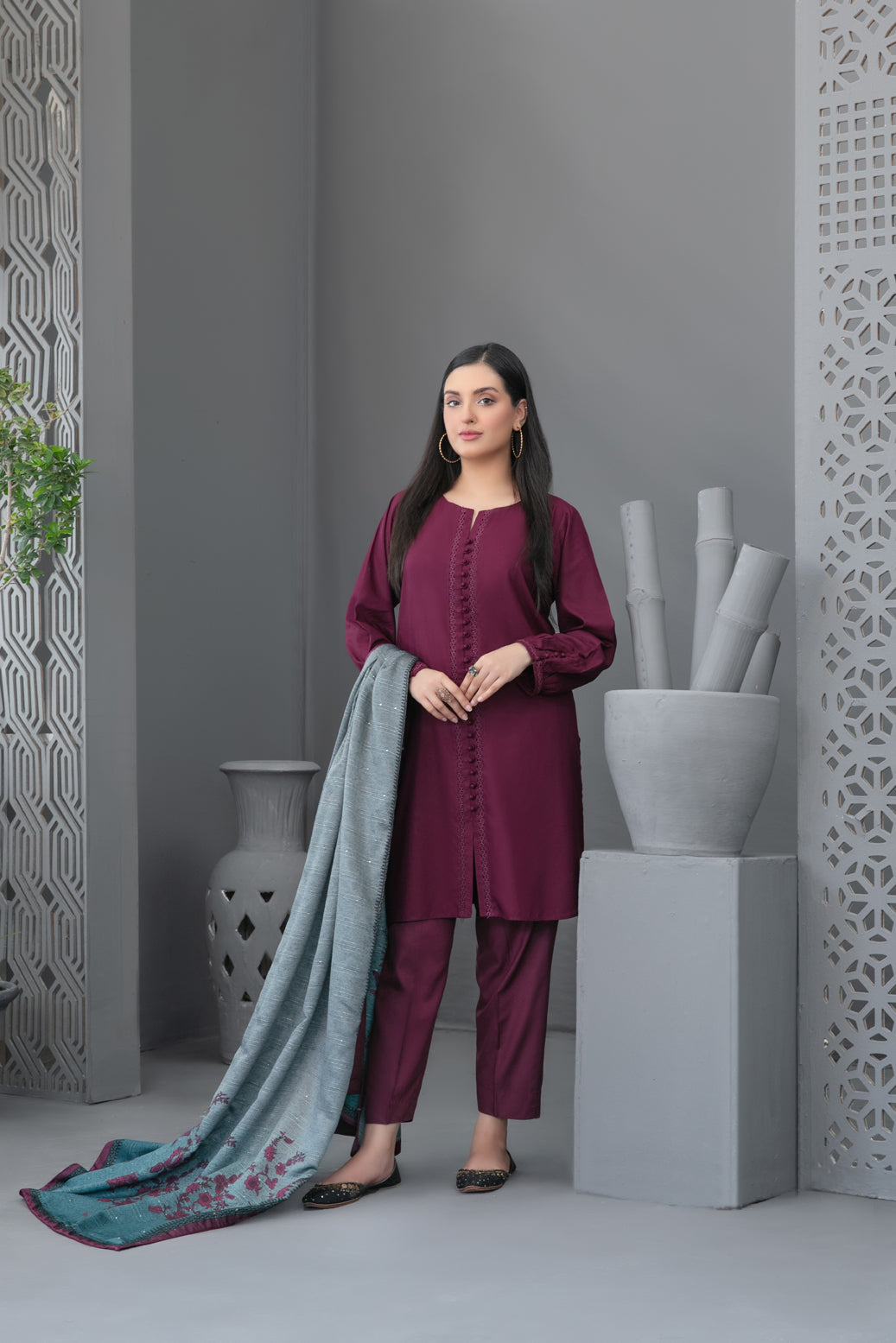 Tawakkal Fabrics 3 Piece Stitched Printed Staple Suit - D- 3780