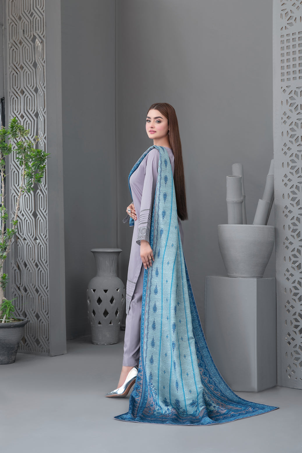 Tawakkal Fabrics 3 Piece Stitched Printed Staple Suit - D- 3781