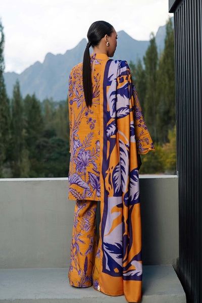 Maria. B 3 Pc Unstitched Printed Khaddar Suit D-501-A