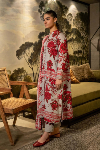 Maria. B 3 Pc Unstitched Printed Khaddar Suit D-503-A