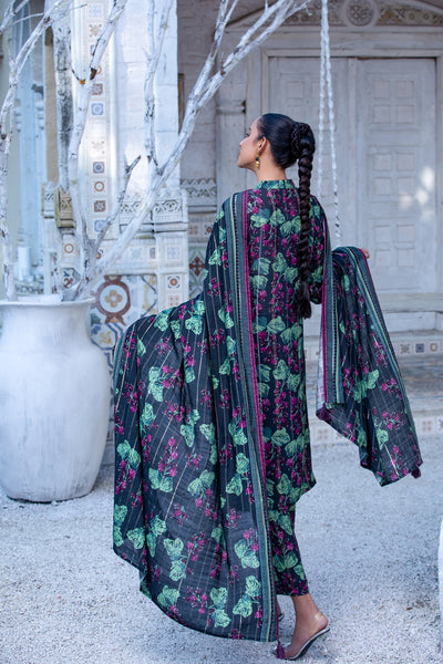 Tawakkal Fabrics 3 Piece Stitched Digital Printed Staple Lorex Suit D-8242