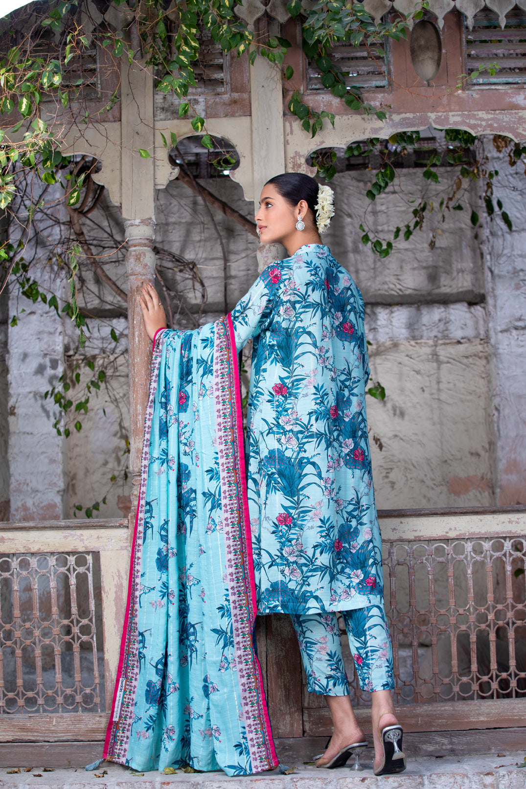 Tawakkal Fabrics 3 Piece Stitched Digital Printed Staple Lorex Suit D-8244