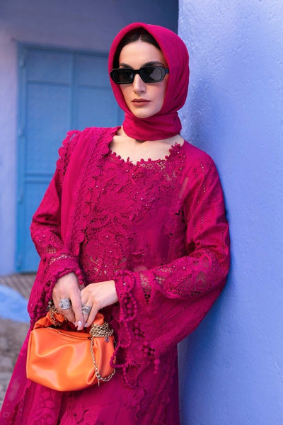 Maria. B 3 Piece Unstitched Embroidered Lawn Suit - D-2508-A