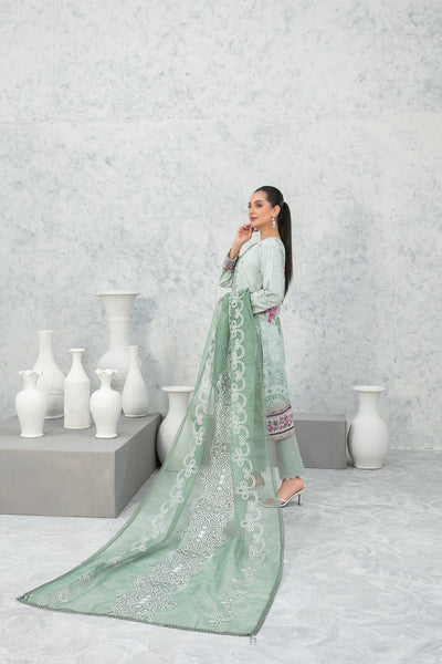 Tawakkal Fabrics 3 Piece Stitched Fancy Embroidered Lawn Suit D-9020