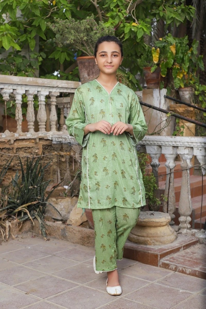 Amna Khadija 2 Piece Gurya Eid Milan - Girls Party Time this Bari Eid D-09