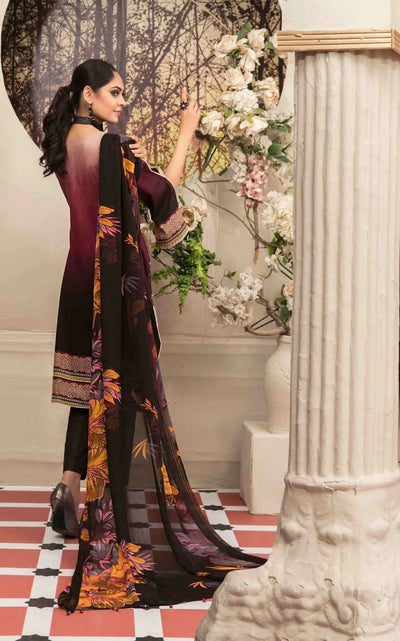 Amna Sohail By Tawakkal Fabrics 3 Piece Stitched Lavish Intricacy Suit D-1306-A