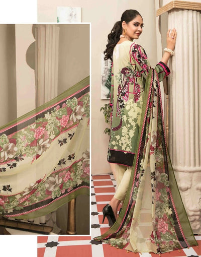 Amna Sohail By Tawakkal Fabrics 3 Piece Stitched Lavish Intricacy Suit D-1307-A