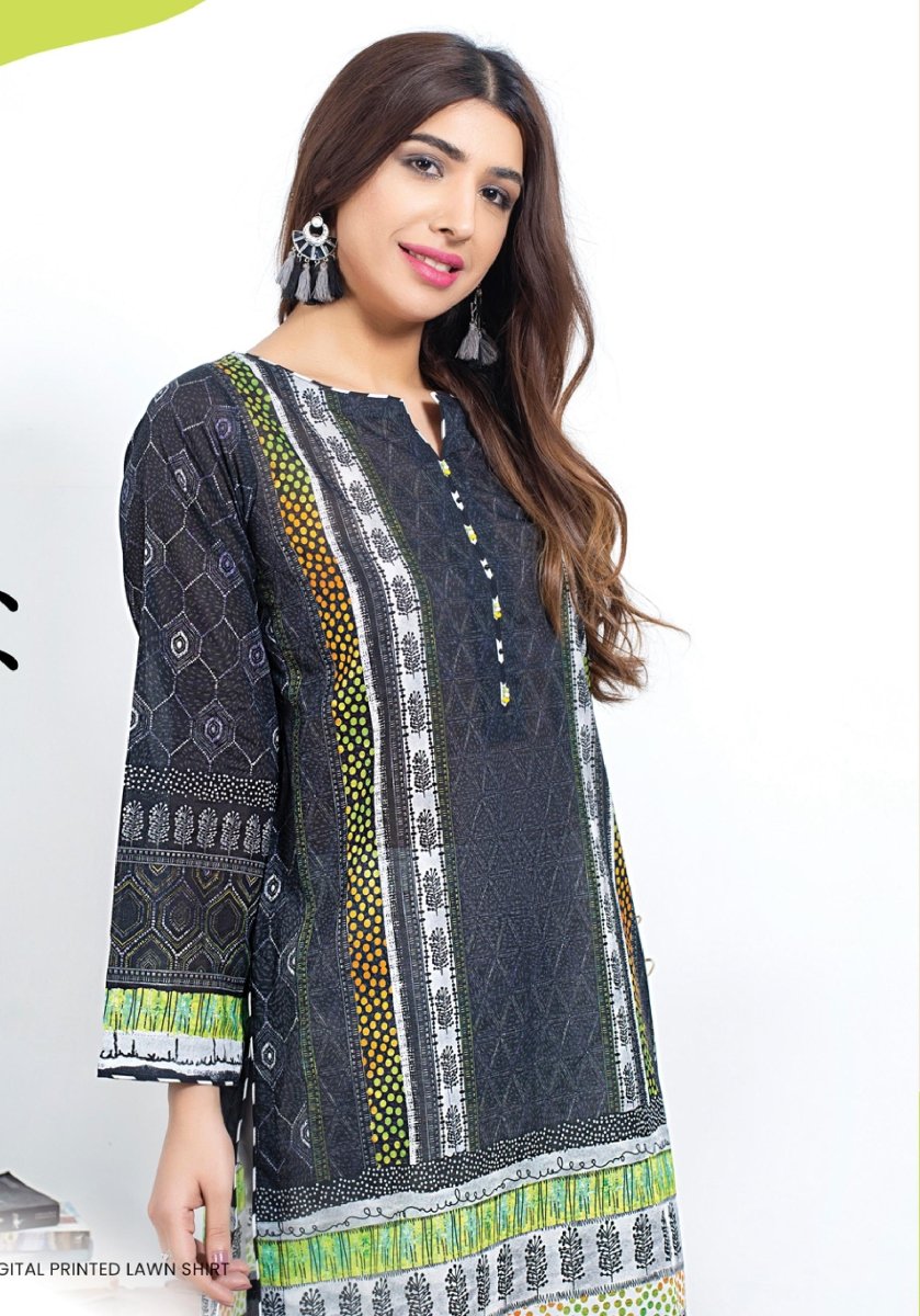 Lakhani 1 Piece Stitched Printed Lawn Shirt DK-2177