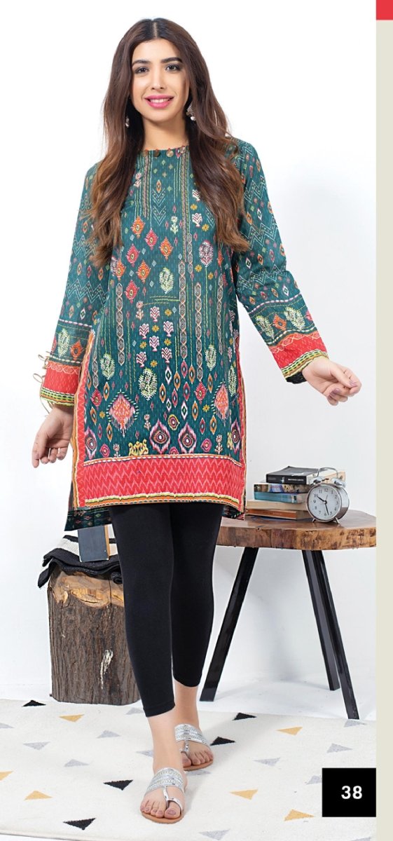 Lakhani 1 Piece Stitched Printed Lawn Shirt DK-2178