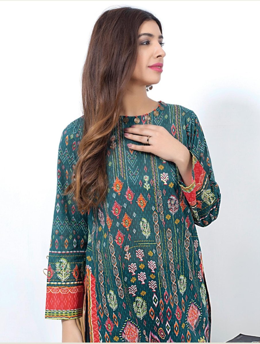 Lakhani 1 Piece Stitched Printed Lawn Shirt DK-2178