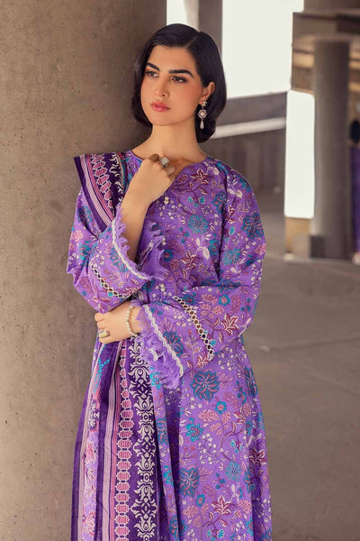 Gul Ahmed 3PC Cambric Printed Unstitched Suit with Denting Lawn Dupatta DN-32098 B