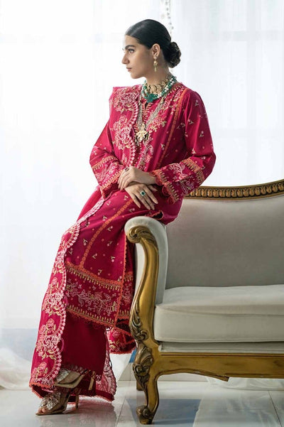 Gul Ahmed 3PC Embroidered Lawn Unstitched Suit with Embroidered Denting Lawn Dupatta DN-42010