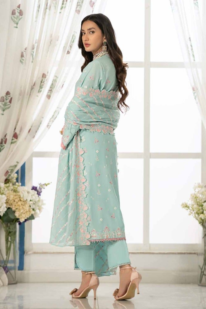 Gul Ahmed 3PC Embroidered Lawn Unstitched Suit with Embroidered Denting Lawn Dupatta DN-42017