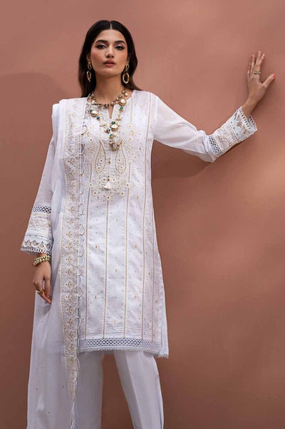 Gul Ahmed 3PC Embroidered Lawn Unstitched Suit with Embroidered Denting Lawn Dupatta DN-42019