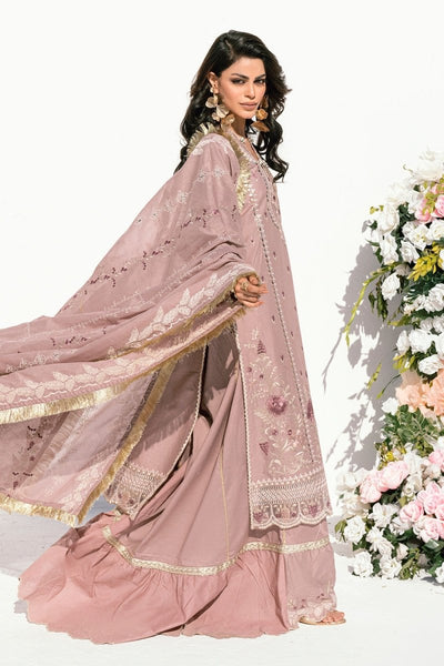 Gul Ahmed 3 Piece Unstitched Embroidered Lawn Suit with Embroidered Denting Lawn Dupatta DN-52009