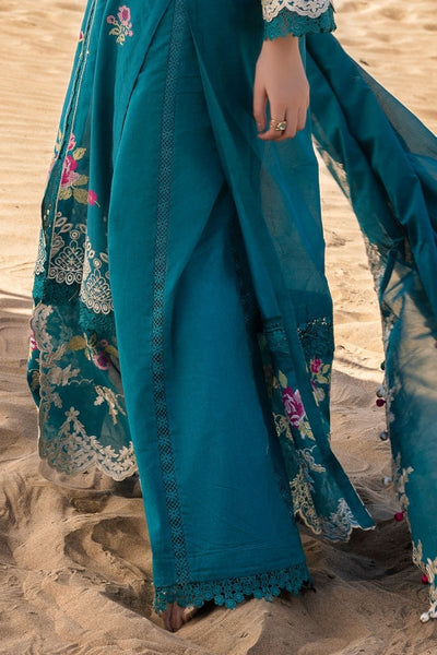 Gul Ahmed 3 Piece Unstitched Embroidered Lawn Suit with Embroidered Denting Lawn Dupatta DN-52010