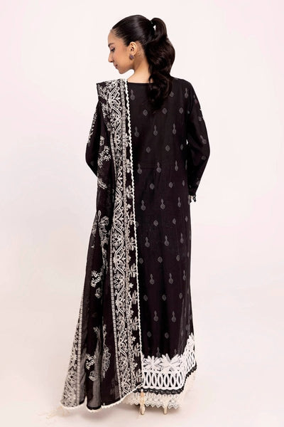 Gul Ahmed 3 Piece Unstitched Embroidered Lawn Suit with Embroidered Denting Lawn Dupatta DN-52016