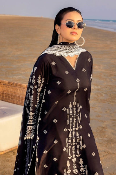 Gul Ahmed 3 Piece Unstitched Embroidered Lawn Suit with Lacquer Printed Denting Lawn Dupatta DN-52017