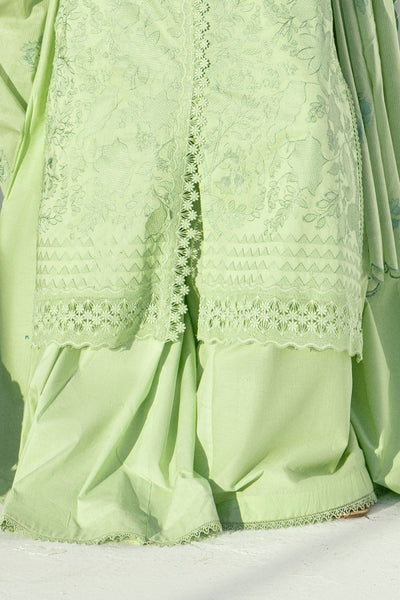 Gul Ahmed 3 Piece Unstitched Embroidered Lawn Suit with Embroidered Denting Lawn Dupatta DN-52018