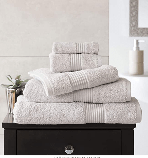 Deyongs Bliss 650gsm Pima Cotton Towels - Silver