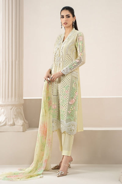 Maria. B 3 Piece Embroidered Lawn Suit - ELS-25-04