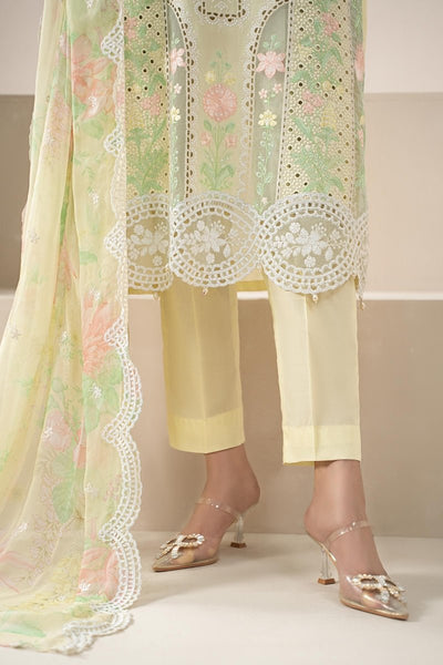 Maria. B 3 Piece Embroidered Lawn Suit - ELS-25-04