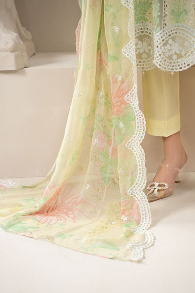 Maria. B 3 Piece Embroidered Lawn Suit - ELS-25-04