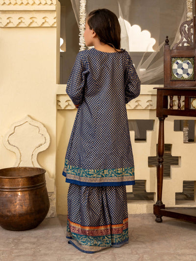 Limelight 2 Piece Stitched Embroidered Lawn Suit  F3410SU - Blue