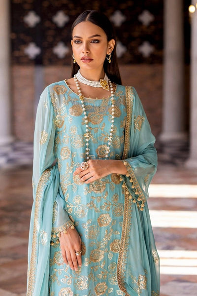 Gul Ahmed 3PC Embroidered Chiffon Unstitched Suit with Embroidered Chiffon Dupatta FE-42026