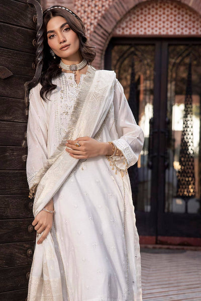 Gul Ahmed 3PC Embroidered Paper Cotton Unstitched Suit with Jacquard Dupatta FE-42060