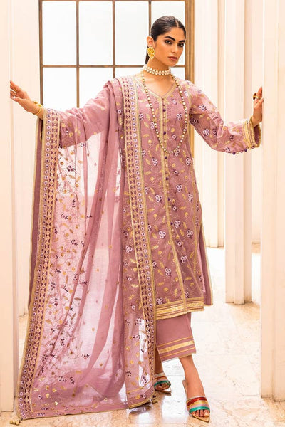 Gul Ahmed 3PC Embroidered Paper Cotton Unstitched Suit with Embroidered Paper Cotton Dupatta FE-42070