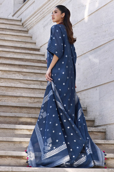 Gul Ahmed 3 Piece Unstitched Paper Cotton Jacquard Suit with Paper Cotton Jacqaurd Dupatta FE-52017
